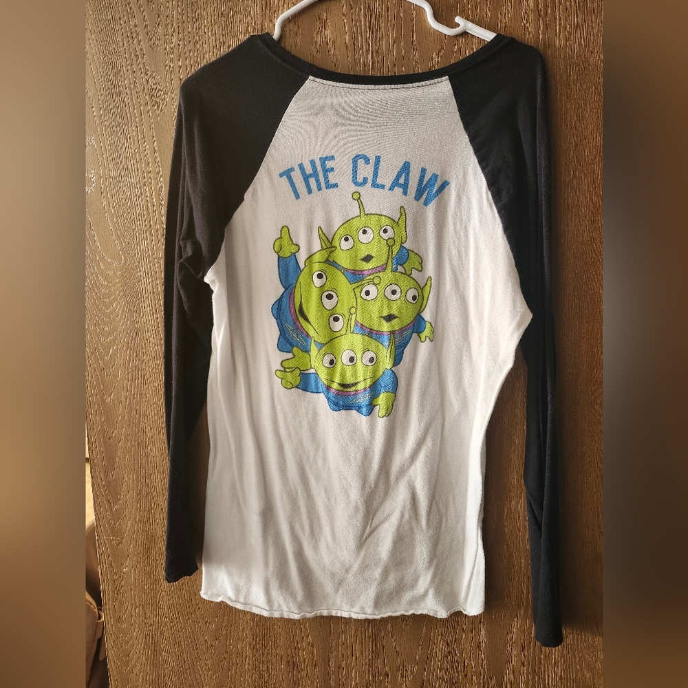 Vans The Claw Raglan Shirt - Black and White (women's)